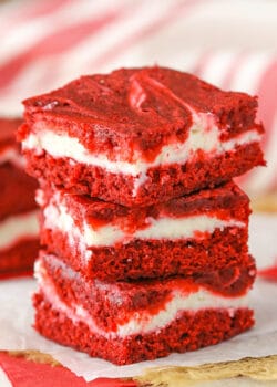 image of Red Velvet Swirl Cheesecake Brownies